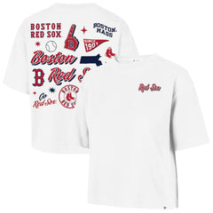 Boston Red Sox '47 Women's Collage Script Reed City T-Shirt Lifestyle