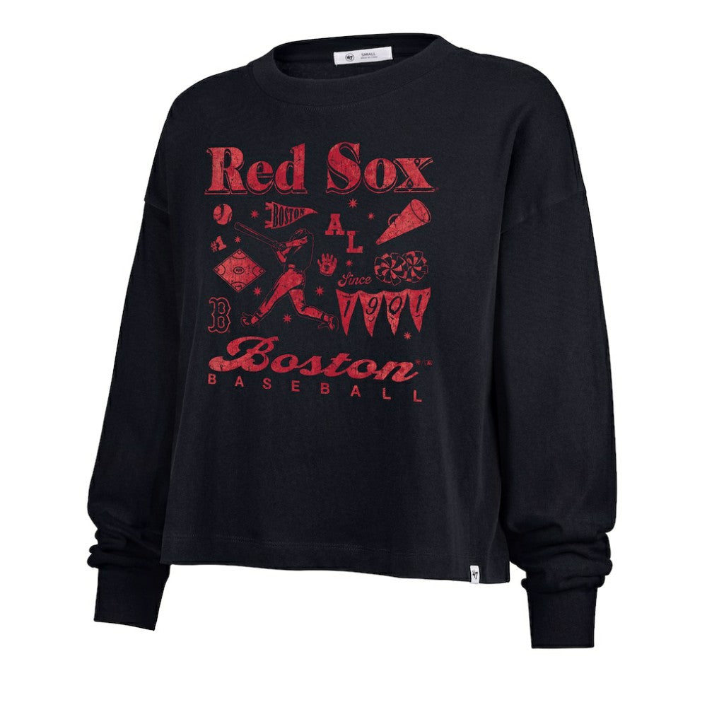 Boston Red Sox '47 Women's Team Collage Sydney Long Sleeve T-Shirt for sale