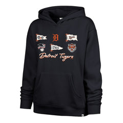 Detroit Tigers '47 Women's Bow & Banners Naomi Hoodie Online