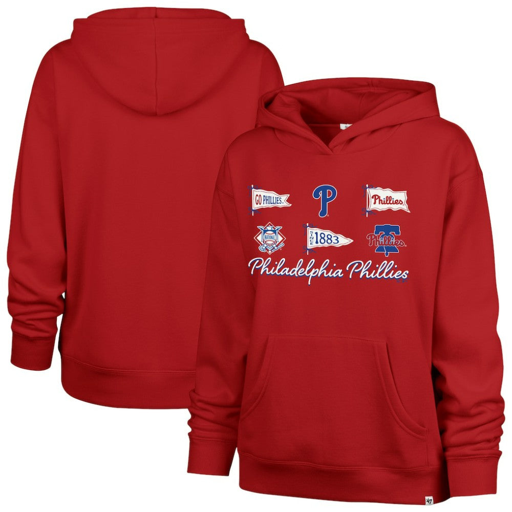Philadelphia Phillies '47 Women's Bow & Banners Naomi Hoodie Lifestyle