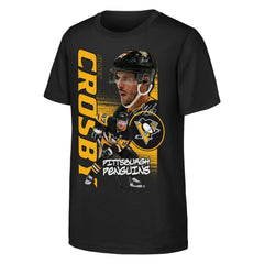 Sidney Crosby Pittsburgh Penguins Outerstuff Youth Playmaker T-Shirt Black