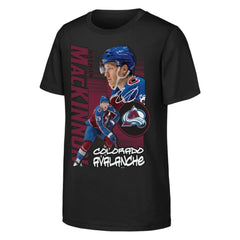 Nathan MacKinnon Colorado Avalanche - Outerstuff Youth Playmaker T-Shirt Black