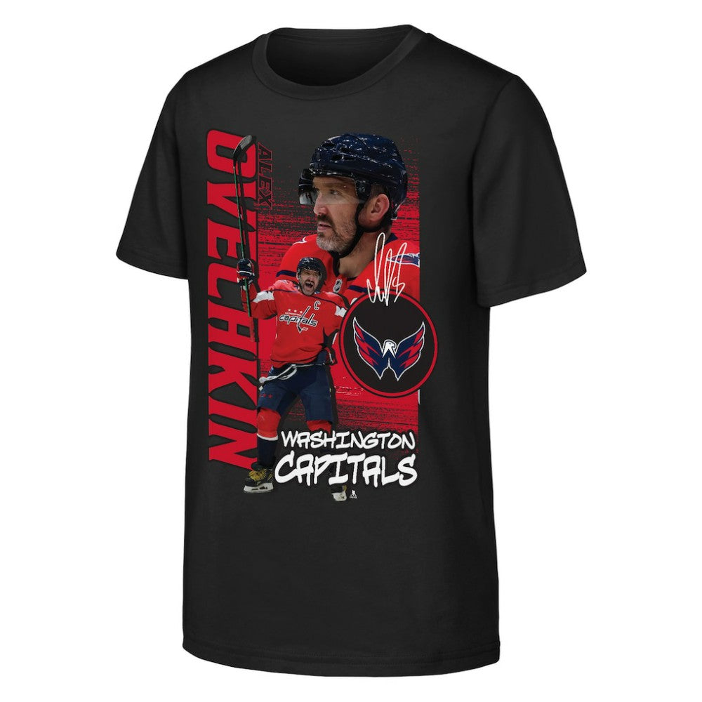 Alexander Ovechkin Washington Capitals Outerstuff Youth Playmaker T-Shirt Black