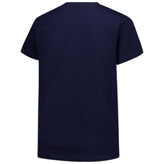 Chicago Bears Women's Plus Size Arch Over Logo V-Neck T-Shirt Navy - Fanatics