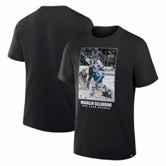 Macklin Celebrini San Jose Sharks - NHL Moments Legacy T-Shirt Black