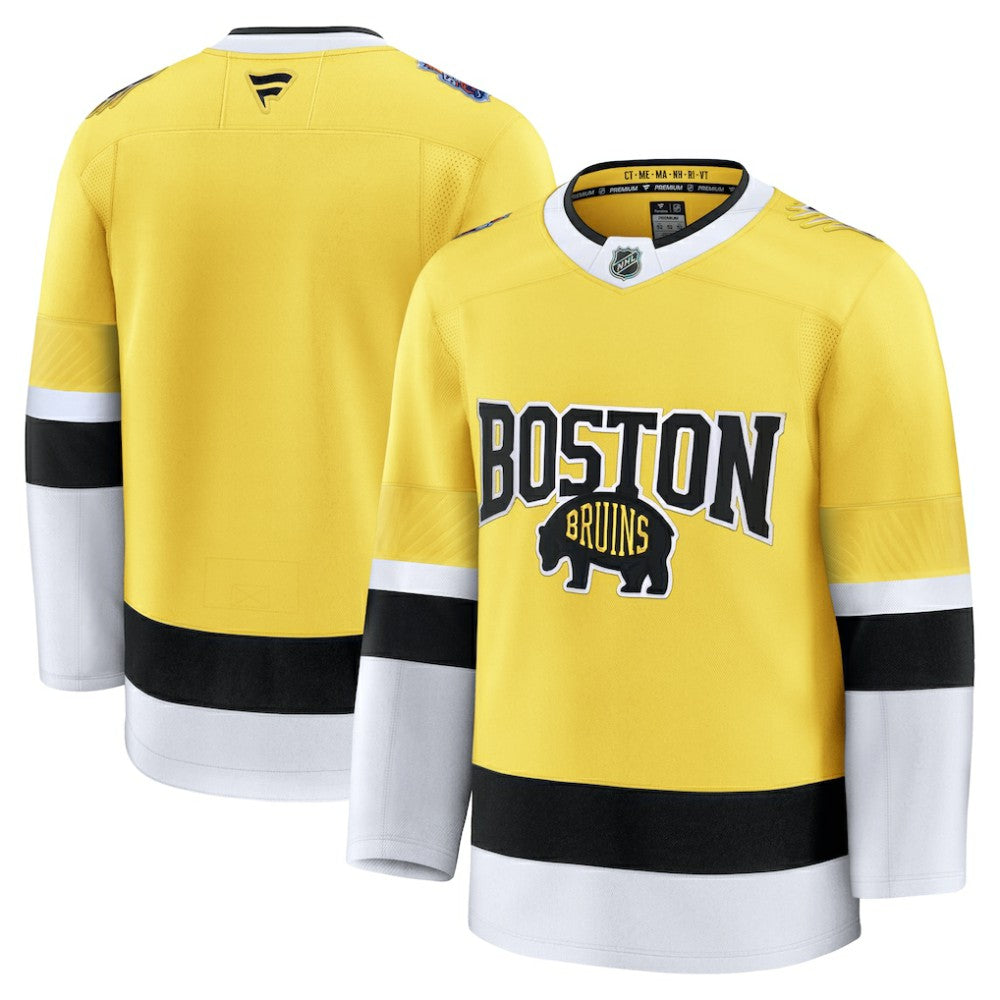 Boston Bruins Fanatics 2026 NHL Stadium Series Premium Jersey Gold