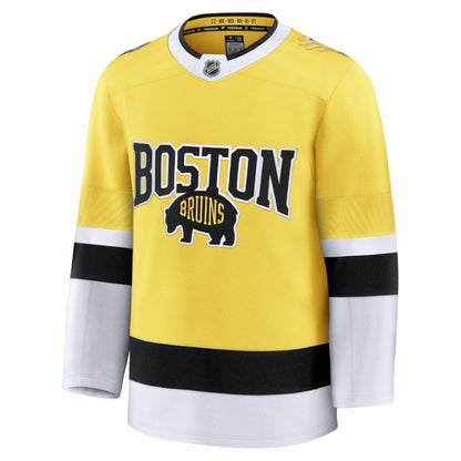Boston Bruins Fanatics 2026 NHL Stadium Series Premium Custom Jersey - Gold | NHL Jerseys