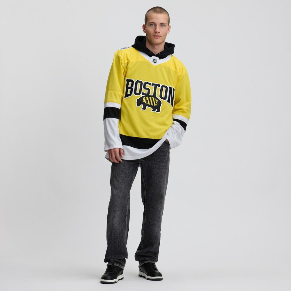 Boston Bruins Fanatics 2026 NHL Stadium Series Premium Custom Jersey - Gold | NHL Jerseys