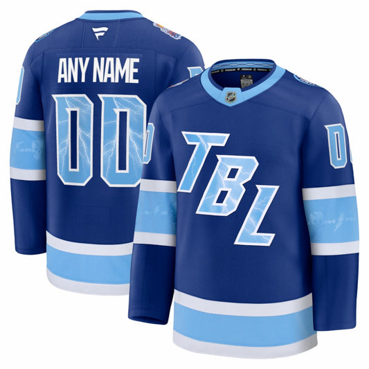 Tampa Bay Lightning Fanatics 2026 NHL Stadium Series Premium Custom Jersey - Blue | NHL Jerseys