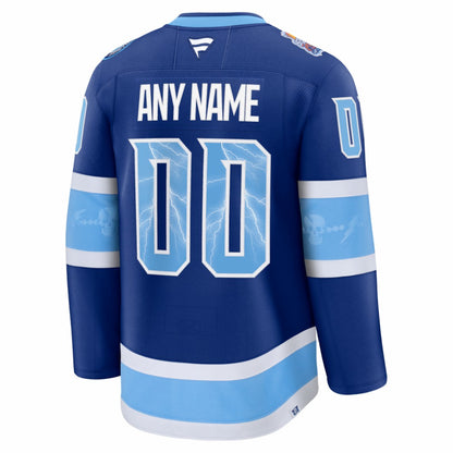 Tampa Bay Lightning Fanatics 2026 NHL Stadium Series Premium Custom Jersey - Blue | NHL Jerseys