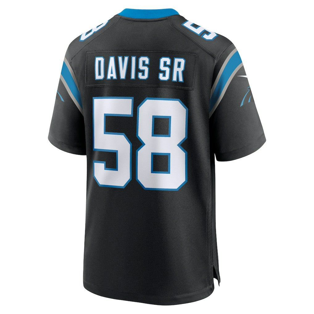 Thomas Davis Sr. Carolina Panthers Team Retired Game Jersey Black - Nike