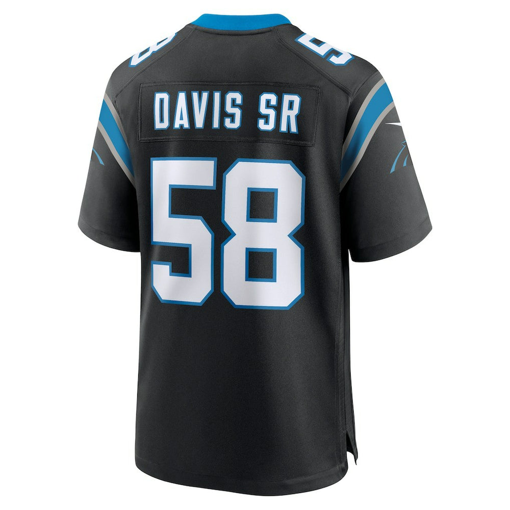 Thomas Davis Sr. Carolina Panthers Team Retired Game Jersey Black - Nike