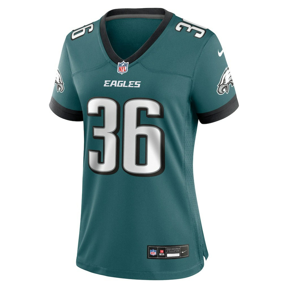 Brian Westbrook Philadelphia Eagles Women's Team Retired Game Jersey Midnight Green - Nike