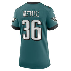 Brian Westbrook Philadelphia Eagles Women's Team Retired Game Jersey Midnight Green - Nike