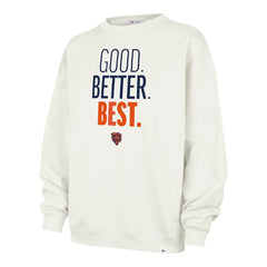 Chicago Bears '47 Women's Good. Better. Best. Imprint Oversized Sweatshirt Cream - 47 brand
