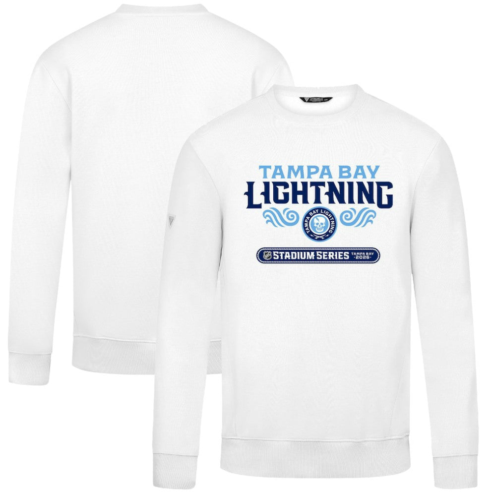 Tampa Bay Lightning - Levelwear 2026 NHL Stadium Series Zane Stacked Sweatshirt White