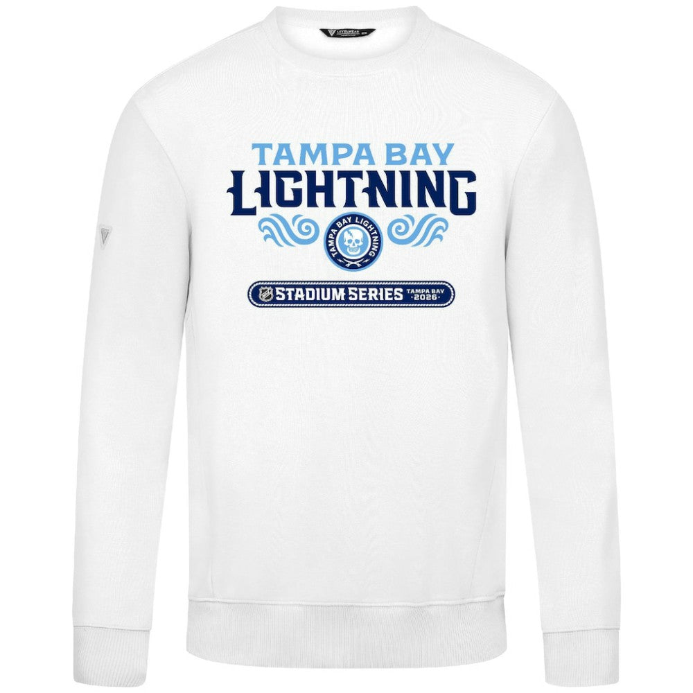Tampa Bay Lightning - Levelwear 2026 NHL Stadium Series Zane Stacked Sweatshirt White