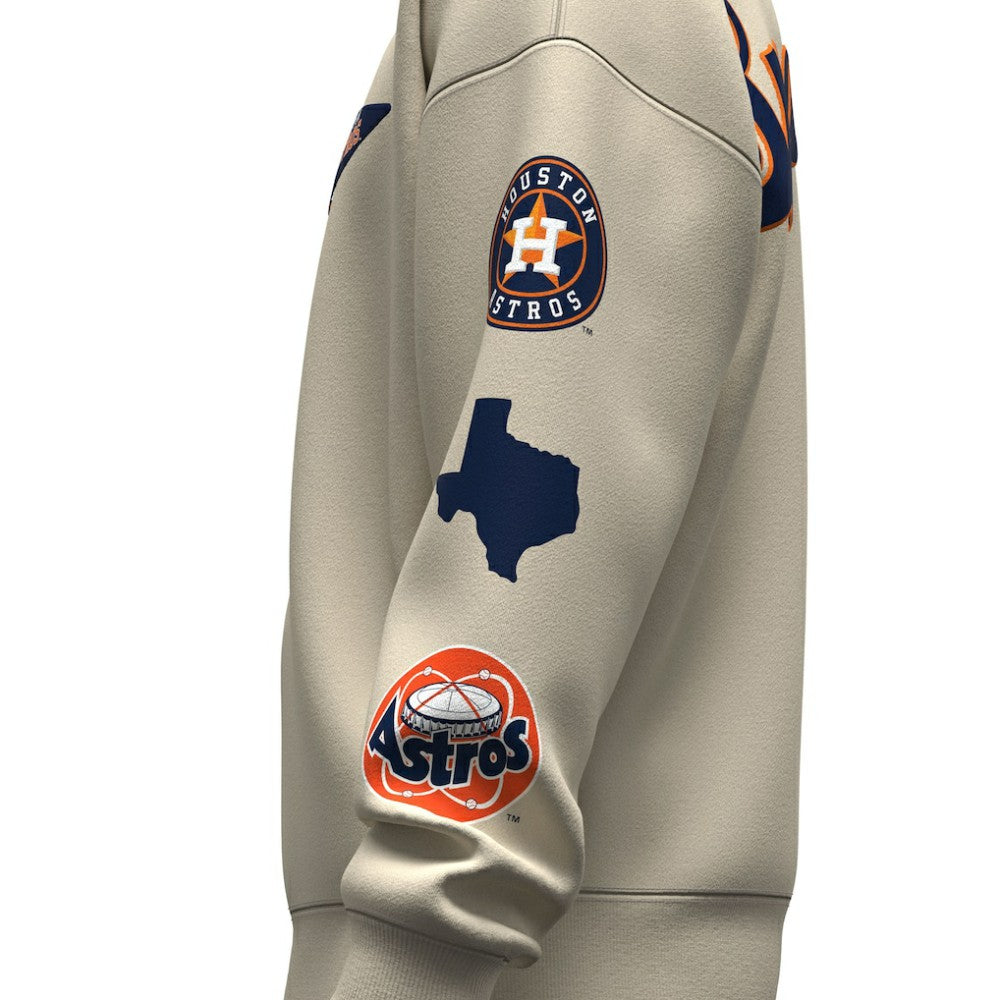 Houston Astros Fanatics Unisex Spirit Jersey Fleece Crewneck Pennant Sweatshirt Sale