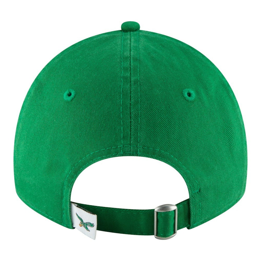 Philadelphia Eagles New Era Women's Throwback 9TWENTY Adjustable Hat Kelly Green - NFL