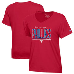 Philadelphia Phillies Champion Women's Core V-Neck T-Shirt discount