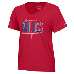 Philadelphia Phillies Champion Women's Core V-Neck T-Shirt discount