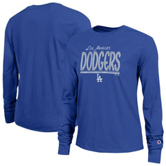 Los Angeles Dodgers Champion Women's Long Sleeve T-Shirt Lifestyle