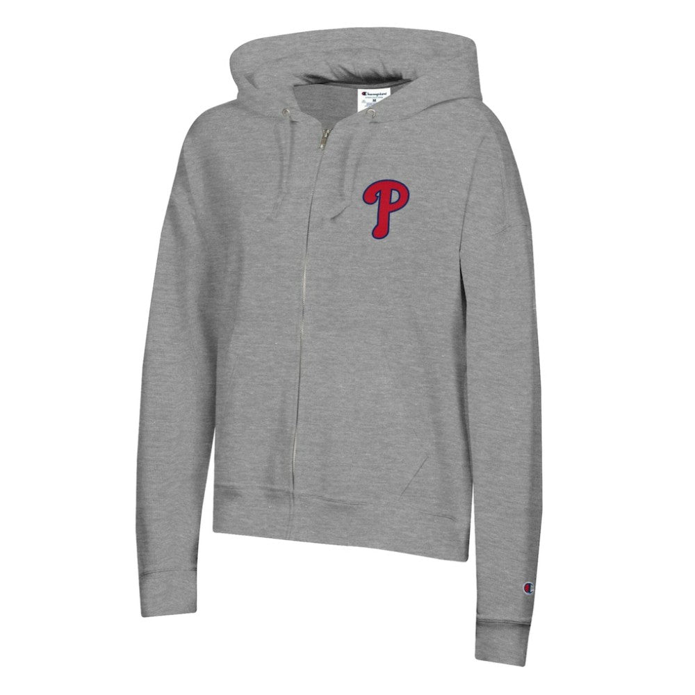 Philadelphia Phillies Champion Women's Powerblend Fleece Full-Zip Hoodie Clearance