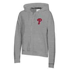 Philadelphia Phillies Champion Women's Powerblend Fleece Full-Zip Hoodie Clearance