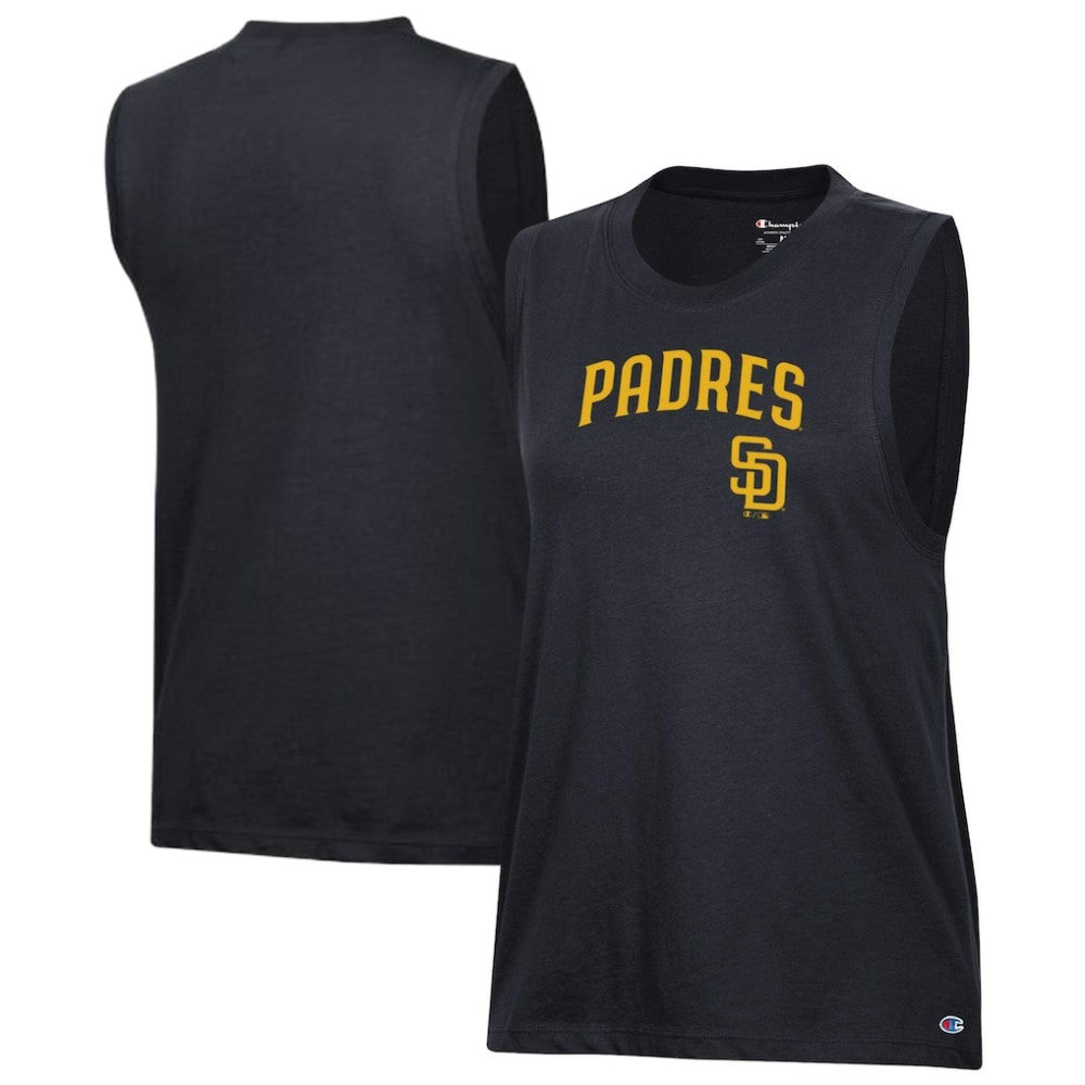 San Diego Padres Champion Women's Muscle Tank Top Lifestyle