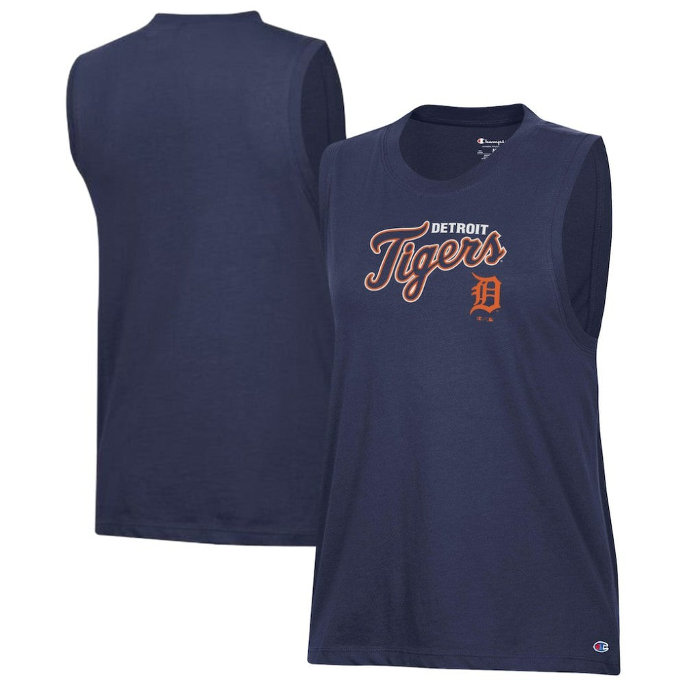 Detroit Tigers Champion Women's Muscle Tank Top On Sale