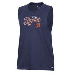 Detroit Tigers Champion Women's Muscle Tank Top On Sale