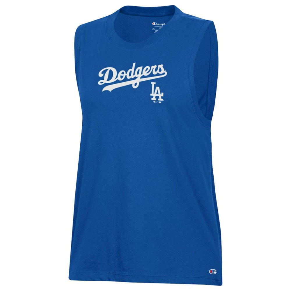 Los Angeles Dodgers Champion Women's Muscle Tank Top Clearance
