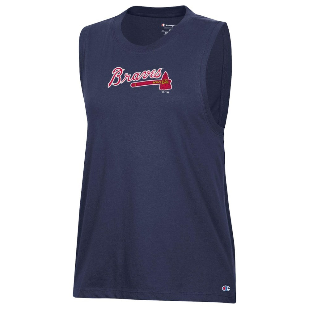 Atlanta Braves Champion Women's Muscle Tank Top Lifestyle