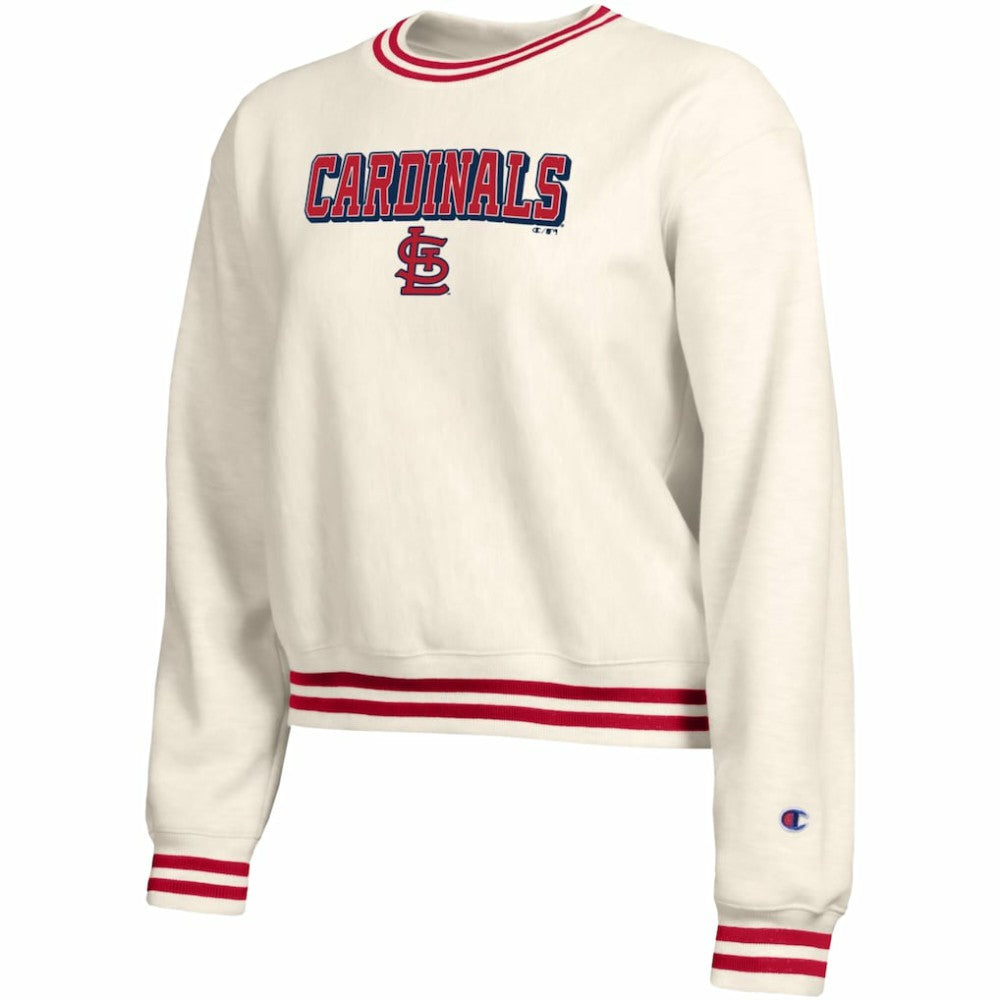 St. Louis Cardinals Champion Women's Reverse Weave Sweatshirt Lifestyle