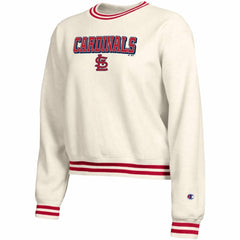 St. Louis Cardinals Champion Women's Reverse Weave Sweatshirt Lifestyle