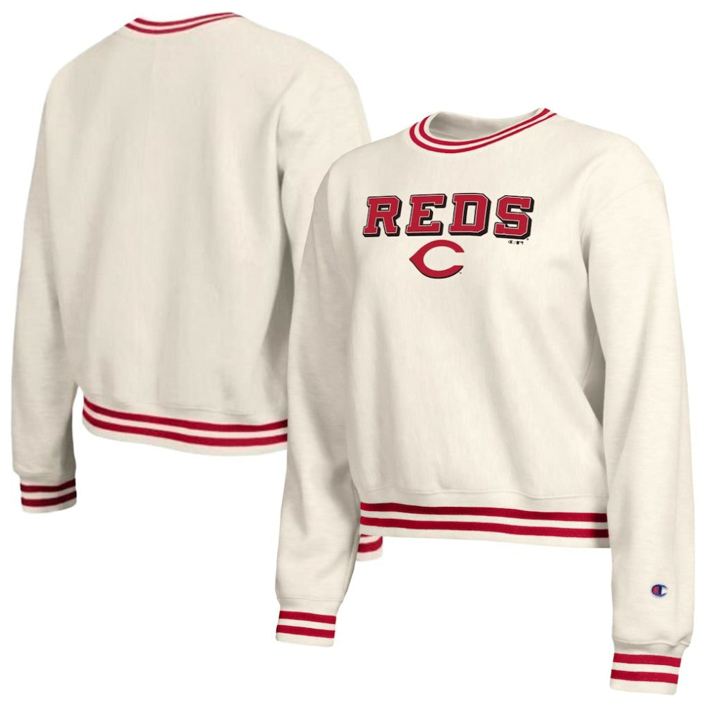 Cincinnati Reds Champion Women's Reverse Weave Sweatshirt Sale