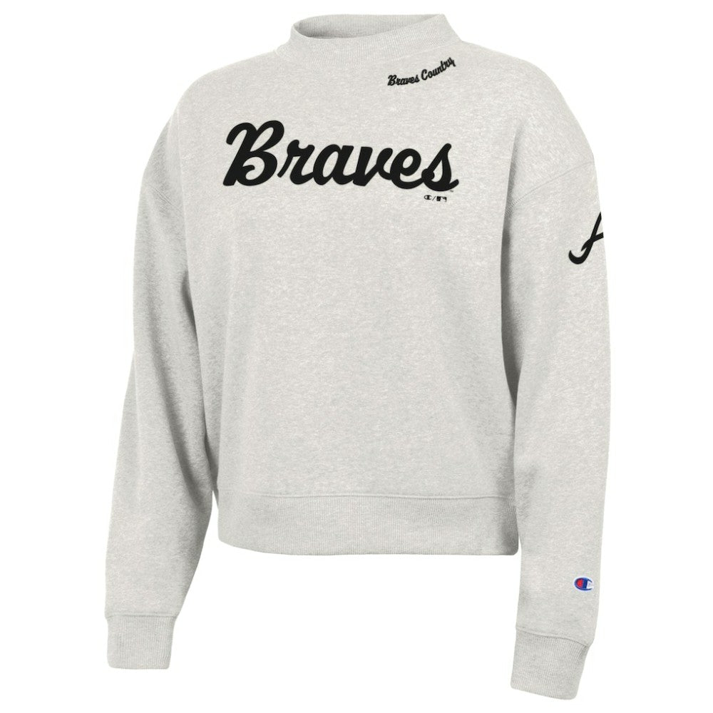 Atlanta Braves Champion Women's Triumph Tri-Blend Sweatshirt Sale