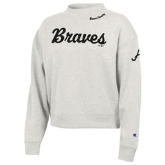Atlanta Braves Champion Women's Triumph Tri-Blend Sweatshirt Sale