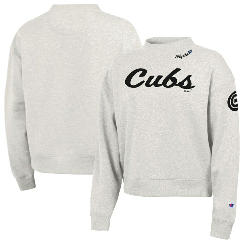 Chicago Cubs Champion Women's Triumph Tri-Blend Sweatshirt discount