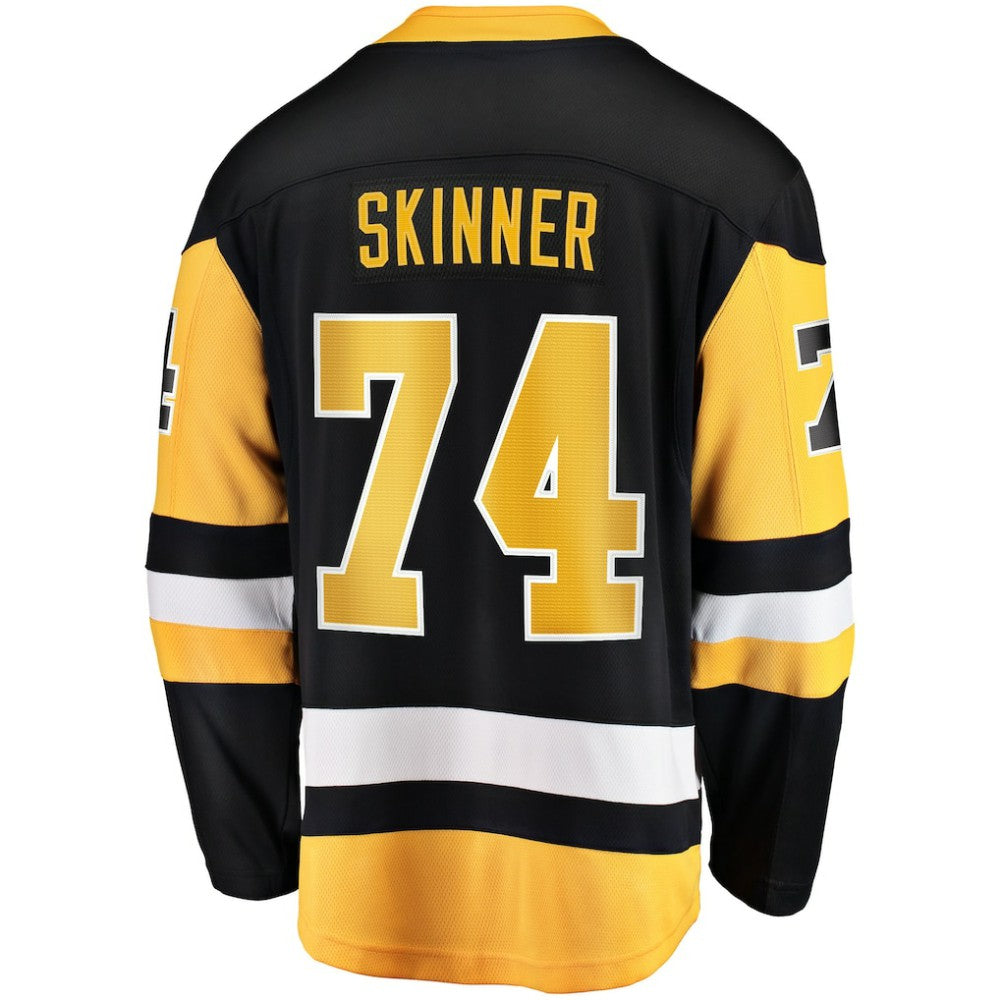 Stuart Skinner Pittsburgh Penguins Fanatics Home Breakaway Jersey - Black | NHL Jerseys