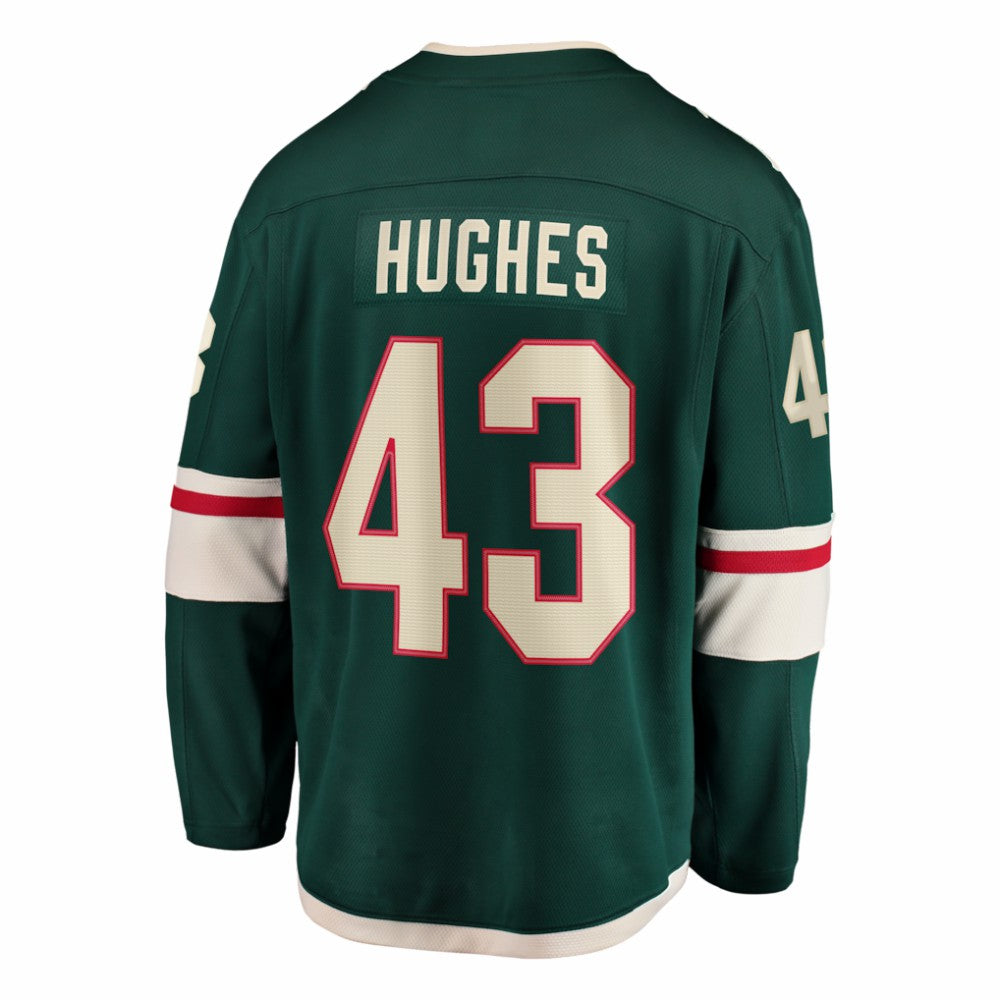 Quinn Hughes Minnesota Wild Fanatics Home Breakaway Jersey - Green | NHL Jerseys