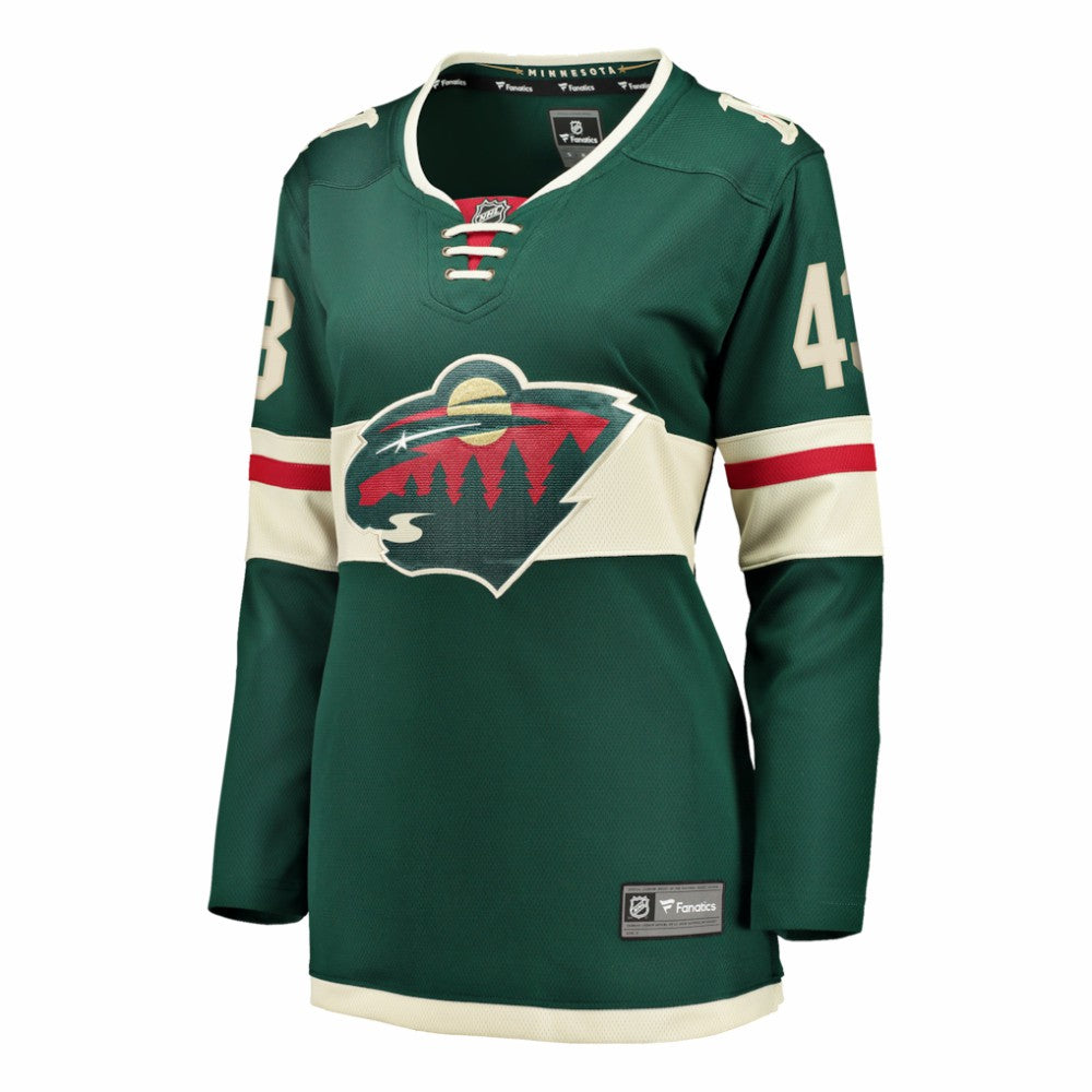 Quinn Hughes Minnesota Wild - Fanatics Women's Home Breakaway Jersey Green