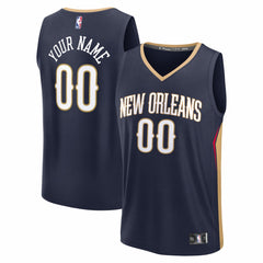 Fanatics - New Orleans Pelicans Fastbreak Custom Jersey - Icon Edition - Navy