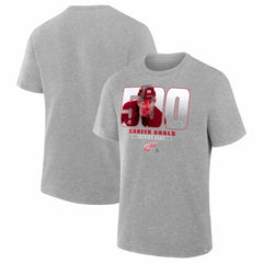 Patrick Kane Detroit Red Wings - 500 Career Goals Milestone T-Shirt Gray