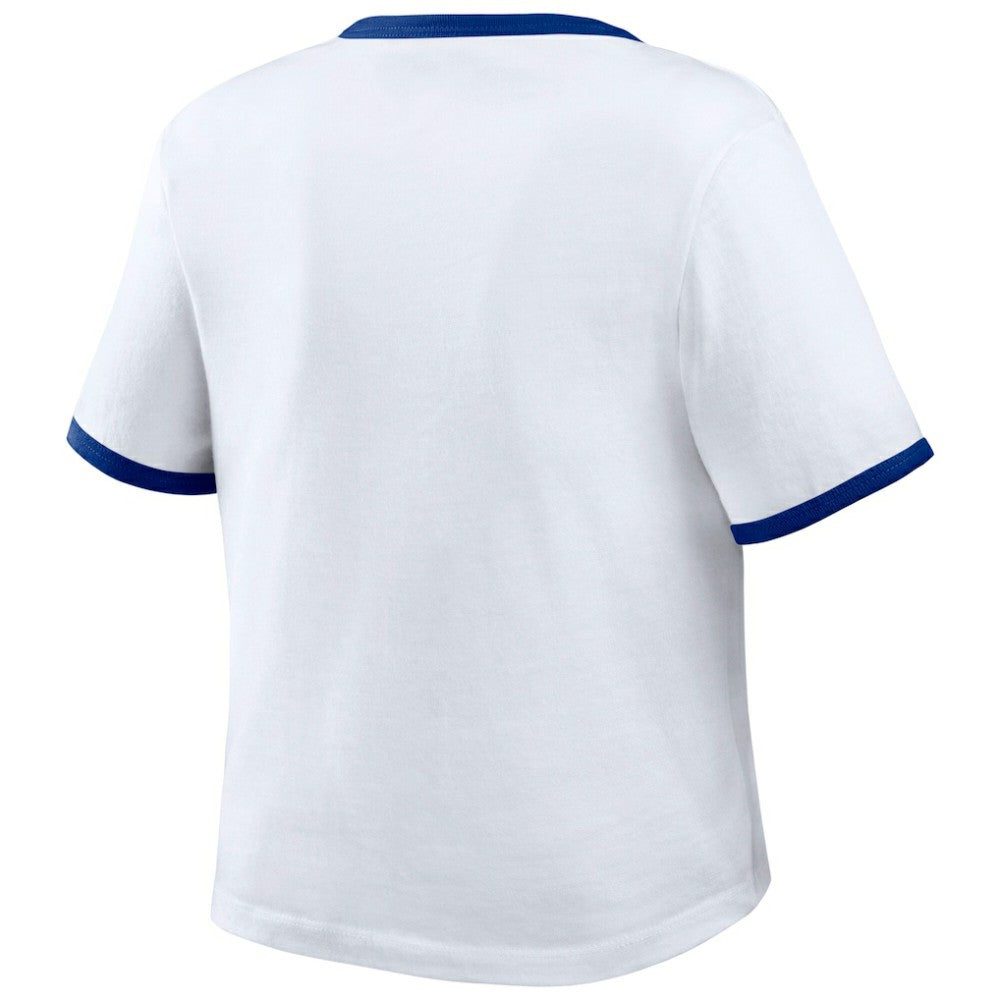 Texas Rangers WEAR by Erin Andrews Women's Ringer Baby T-Shirt Online