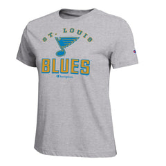 St. Louis Blues - Champion Women's Core T-Shirt Gray