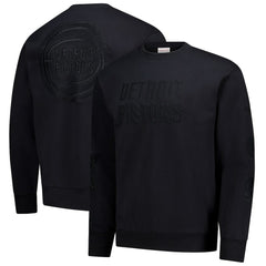 Mitchell & Ness - Detroit Pistons Phantom Fleece Sweatshirt - Black