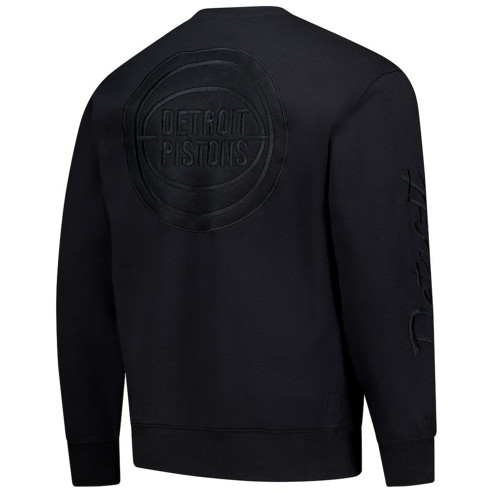 Mitchell & Ness - Detroit Pistons Phantom Fleece Sweatshirt - Black