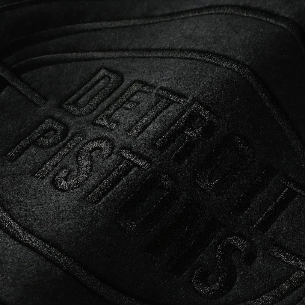 Mitchell & Ness - Detroit Pistons Women's Phantom Cropped T-Shirt - Black