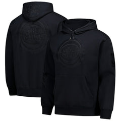 Mitchell & Ness - Detroit Pistons Phantom Fleece Hoodie - Black